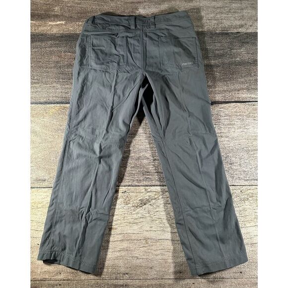 Marmot Scree Pants Men's 38x30 Grey Softshell Outdoor Hiking Nylon - Picture 5 of 10